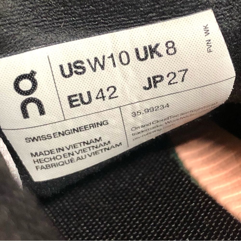 On Running Black Sneakers with Pink Accent - Picture 9 of 10